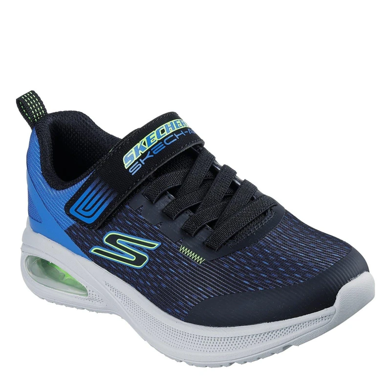 Image of Skechers Lightweight Gore & Strap Sneaker W Runners Boys Navy/Lime male C10 (27.5)
