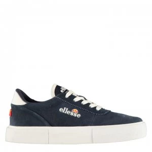 Image of Ellesse Zag Suede Trainers - Dress Blue