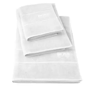 Image of Boss Egyptian Cotton Plain Towel - White