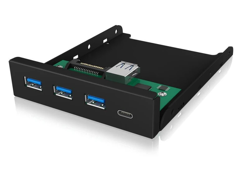 Image of Icy Box ICY BOX 4 ports USB 3.2 1st Gen (USB 3.0) hub Black 60432
