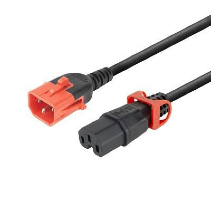 Image of Microconnect Powercord C14 IEC Lock+ Dul