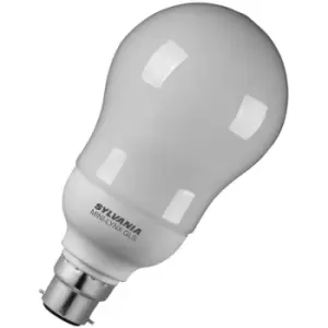 Image of Sylvania CFL Helix Spiral 20W B22 Mini Lynx GLS Warm White Frosted
