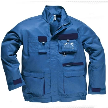 Image of TX10RBRS - sz S Texo Contrast Jacket - Royal Blue - Portwest