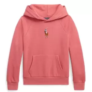 Image of Polo Ralph Lauren Polo Ralph Lauren Logo OTH Hoodie Juniors - Pink