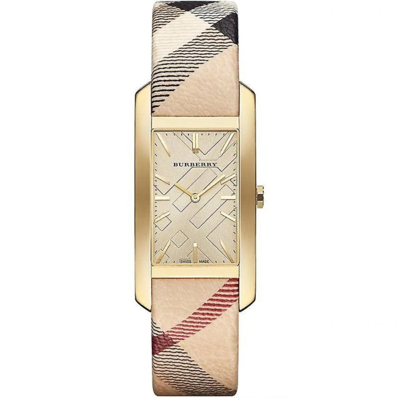 Image of Burberry BU9407 25mm Stainless Steel Case Leather Womens Watch