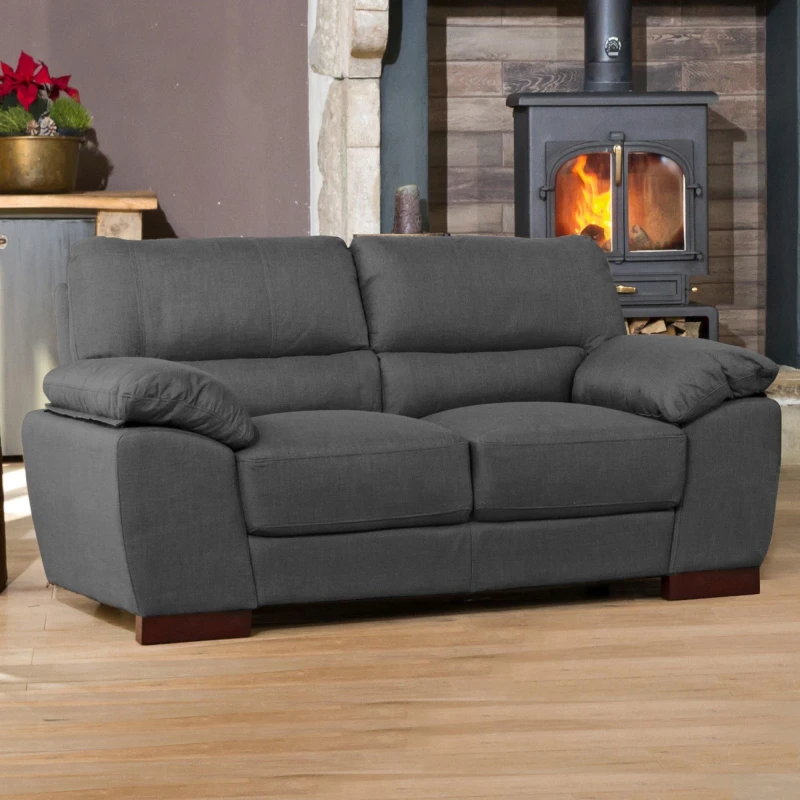 Image of Artemis Home Westbrook 2 Seat Sofa in Charcoal Charcoal Unisex