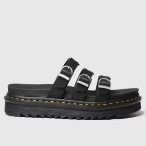 Image of Dr Martens Blaire Slide Sandals In Black