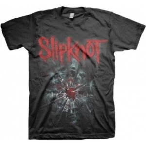 Image of Slipknot Shattered Mens Black T Shirt Medium