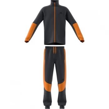 Image of adidas XFG Tracksuit Boys - Carbon/Orange