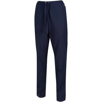 Image of Regatta Quanda Drawstring Trousers - 8 - navy