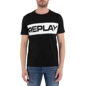 Image of Replay T Shirt - Black