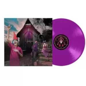 Image of Gorillaz Cracker Island - Neon Purple Vinyl - Sealed 2023 UK vinyl LP 5054197213168