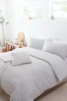 Image of 'Ellis Stripe' Sustainable Home Duvet Cover Set