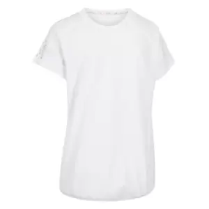 Image of Trespass Womens/Ladies Moor Striped T-Shirt (XS) (White)
