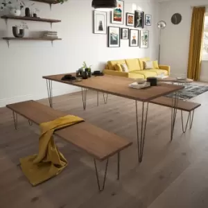 Image of Rothley - Hairpin Leg Gun Metal 3 Pin 710mm - Set of 2 - Gun Metal