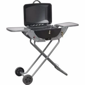 Image of Crusader Portable Propane/Butane Folding Gas Barbecue With Wheels and Handle