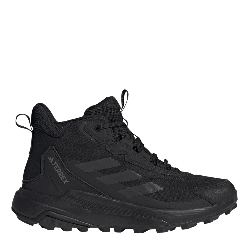 Image of adidas Terrex Anylander Mid Rain.Rdy Hiking Shoes Womens - Black 7