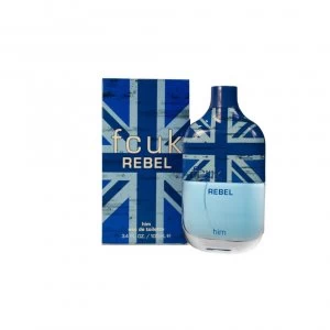 Image of French Connection Rebel Him Gift Set Eau de Toilette 100ml And Aftershave 200ml And Shower Gel 200Ml
