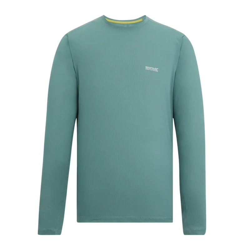 Image of Long Sleeve Anti-Insect T-Shirt Regatta Mindo Vert Male M