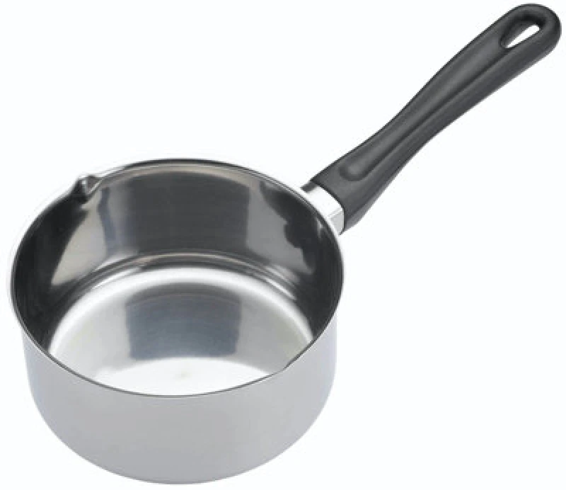 Image of Kitchencraft Stainless Steel Milkpan 14cm (0.7 Litres) Silver