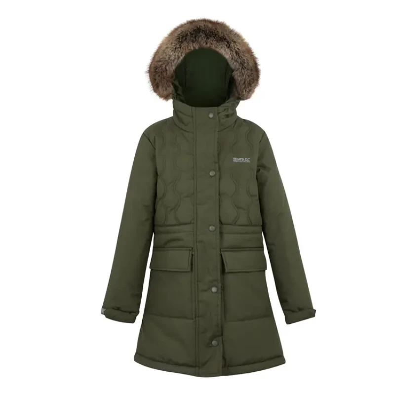 Image of Child Puffer jacket Regatta Fabrizia II Vert Unisex 5/6 ans
