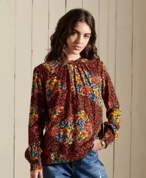 Image of Superdry Long Sleeved Woven Top