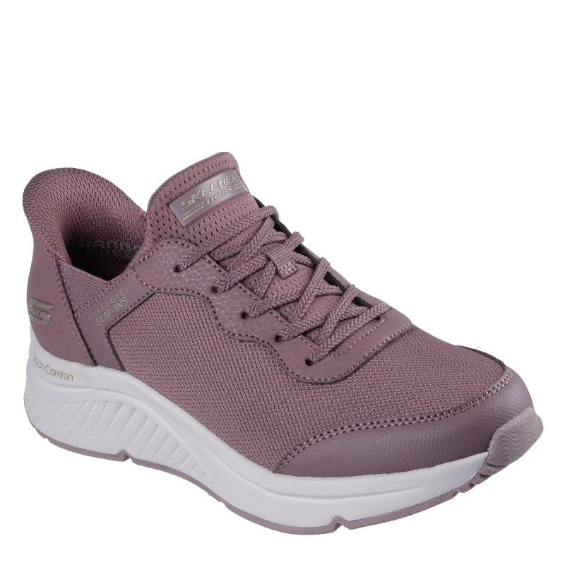 Image of Skechers Womens Slip On Trainers Mauve female 4 (37)
