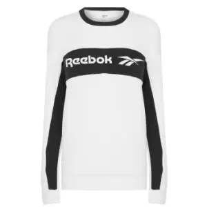 Image of Reebok Cliffline Crew Sweatshirt Womens - White