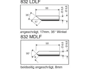 Image of Ersa 17mm Hoof Soldering Iron Tip for use with Power Tool