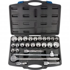 Image of Draper 26 Piece 3/4" Drive Bi Hex Socket Set Metric and Imperial 3/4"