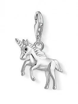 Image of Thomas Sabo Sterling Silver Unicorn Charm, One Colour, Women
