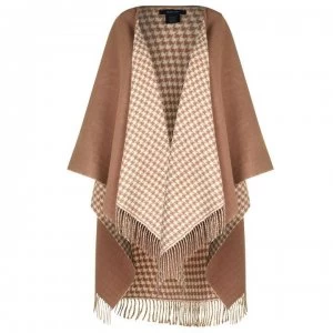 Image of Gant Cable Poncho - Warm Khaki