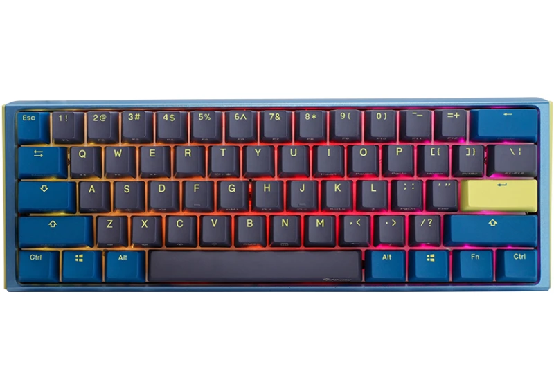 Image of Ducky One3 Daybreak Mini keyboard Gaming USB UK International Blue. Gr