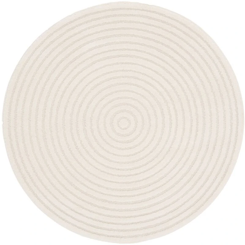 Image of sweeek 160cm Interior Rug With Raised Circles In Cream Cream