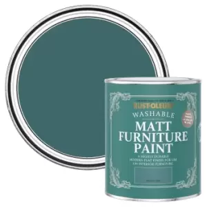 Image of Rust-Oleum Matt Furniture Paint Peacock Suit - 750ml