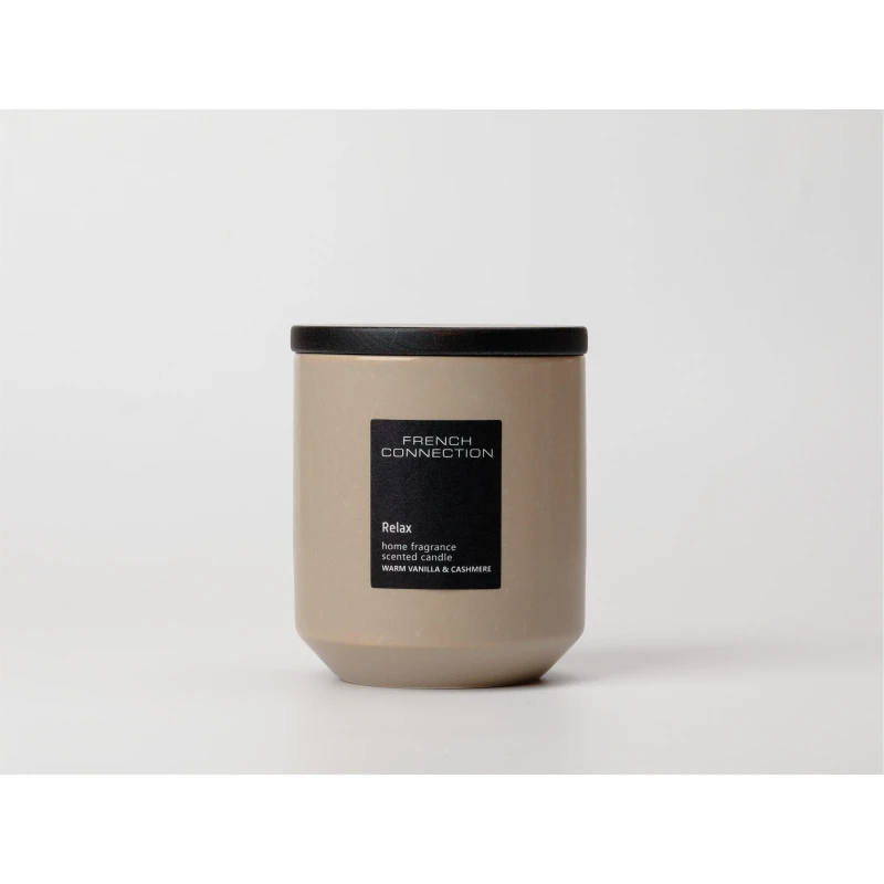 Image of French Connection Stone Collection Warm Vanilla & Cashmere Candle 238g 10053275