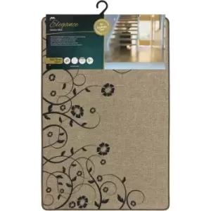 Image of JVL Elegance Door Mat 50 x 75 cm, Trailing Flower