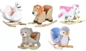 Image of Toddlers Rocking Chair, Lion, HomCom