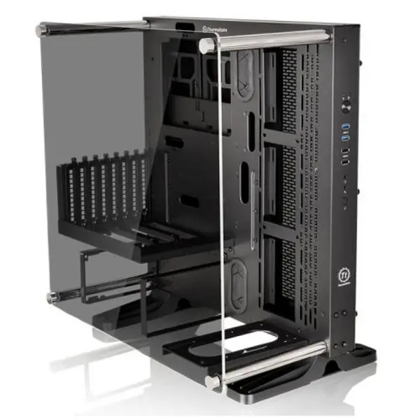 Image of Thermaltake Core P3 TG Open-Frame ATX Case - Black