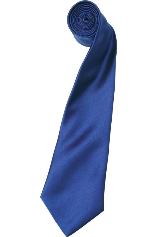 Image of Premier Premier Men Plain Satin Tie (Narrow Blade) Pack of 2 in Aqua One Size Male 5059269153120