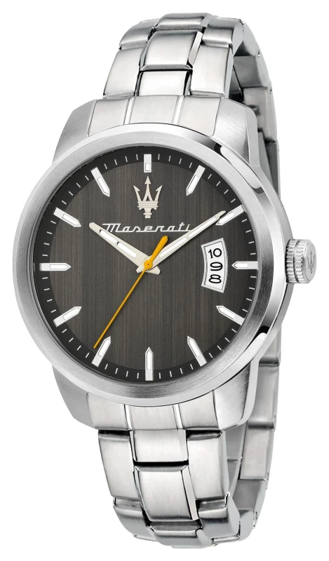 Image of Maserati R8853121012 Successo Date Quartz (42mm) Grey Dial Watch