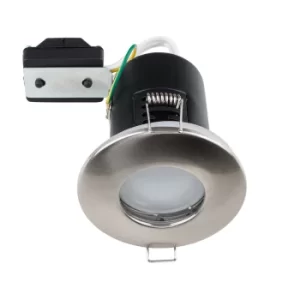 Image of Pack of 6 MiniSun IP65 Fire Rated Bathroom Downlights in Brushed Chrom