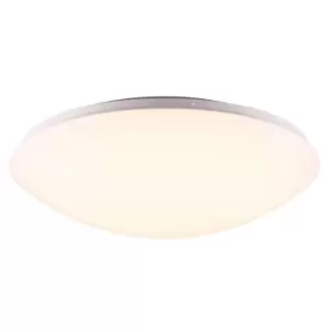 Image of Ask 41cm LED Dimmable Flush Ceiling Light White, 3000K