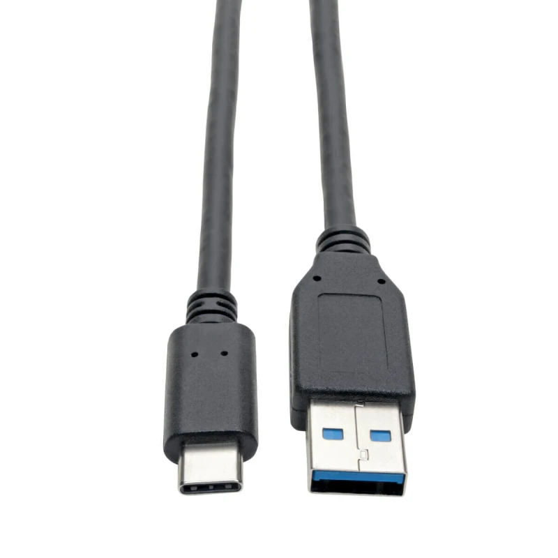 Image of Eaton Tripp Lite U428-006 USB-C to USB-A Cable (M/M), USB 3.2 Gen 1 (5 Gbps), Thunderbolt 3 Compatible, 6 ft. (1.83 m) U428-006
