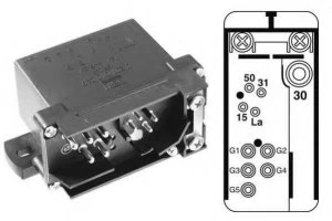Image of Beru GR049 / 0201010049 Glow Plug Control Unit Replaces 025 545 54 32