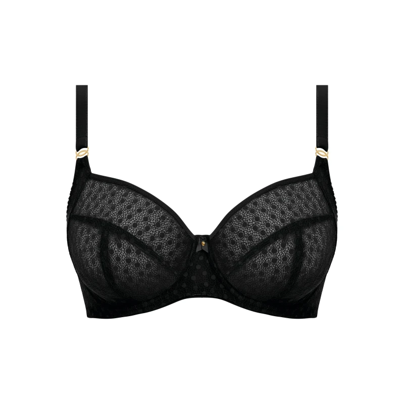 Image of Freya Starlight Underwired Balcony Bra BLK Black female 30FF