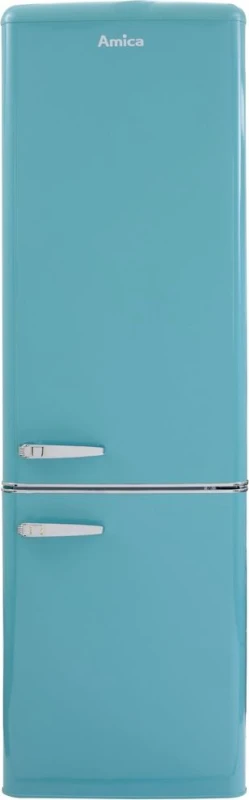 Image of Amica FKR29653DEB/1 181cm High 70/30 Fridge Freezer - Duck Egg Blue - E Rated