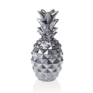 Image of Silver Concrete Pineapple For Her Candle