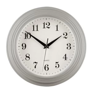 Image of Premier Housewares Wall Clock - Grey