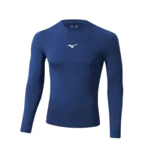 Image of Mizuno Shizuoka Base Layer Top Mens - Blue